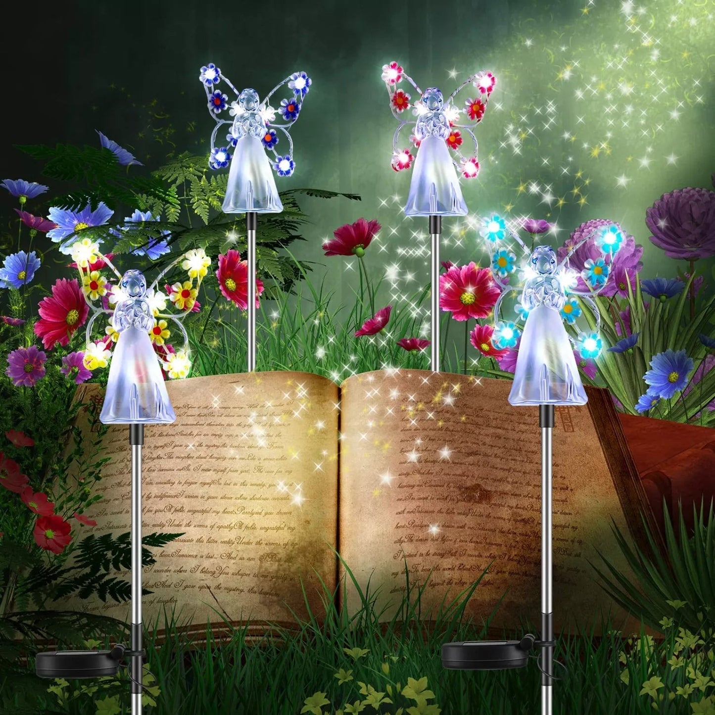 Floroux – Solar Ange Ailes Luminaires de Jardin