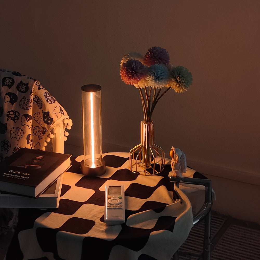 TouchGlow – Lampe de table LED sans fil avec port de charge