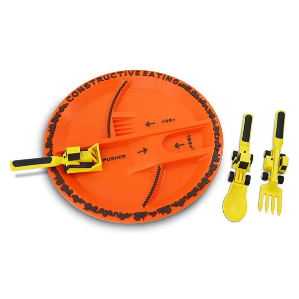 ConstructoFork - Ensemble de couverts pour enfants robuste pour la construction