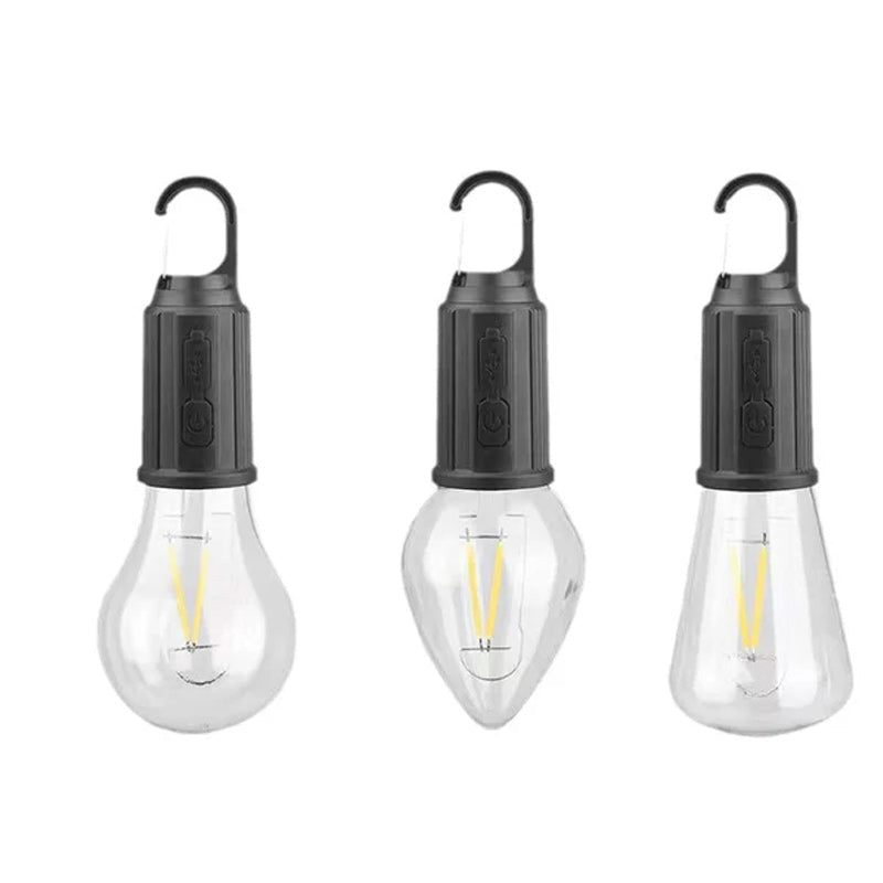 Floroux Outdoor Hanging Lamp | Type-C Charging Function | Retro Bulb | Camping Lighting 2023