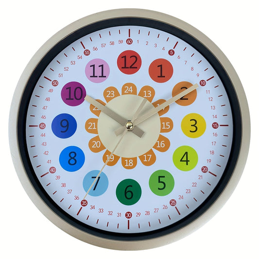 Horloge murale Floroux - Design tournesol, horloge silencieuse