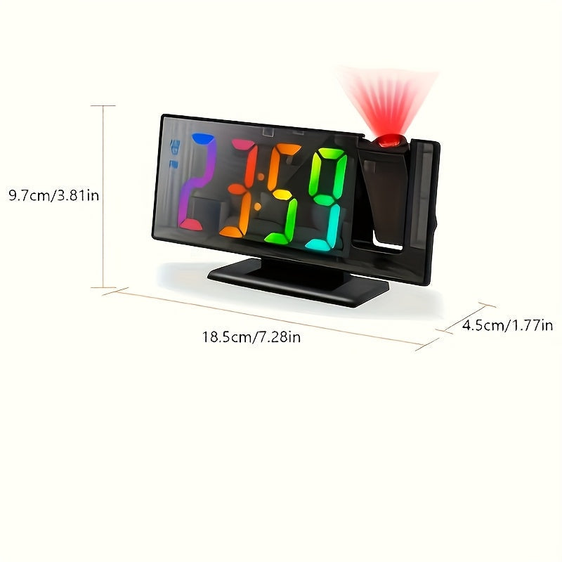 TimeView Horloge – Miroir Moderne Projecteur LED