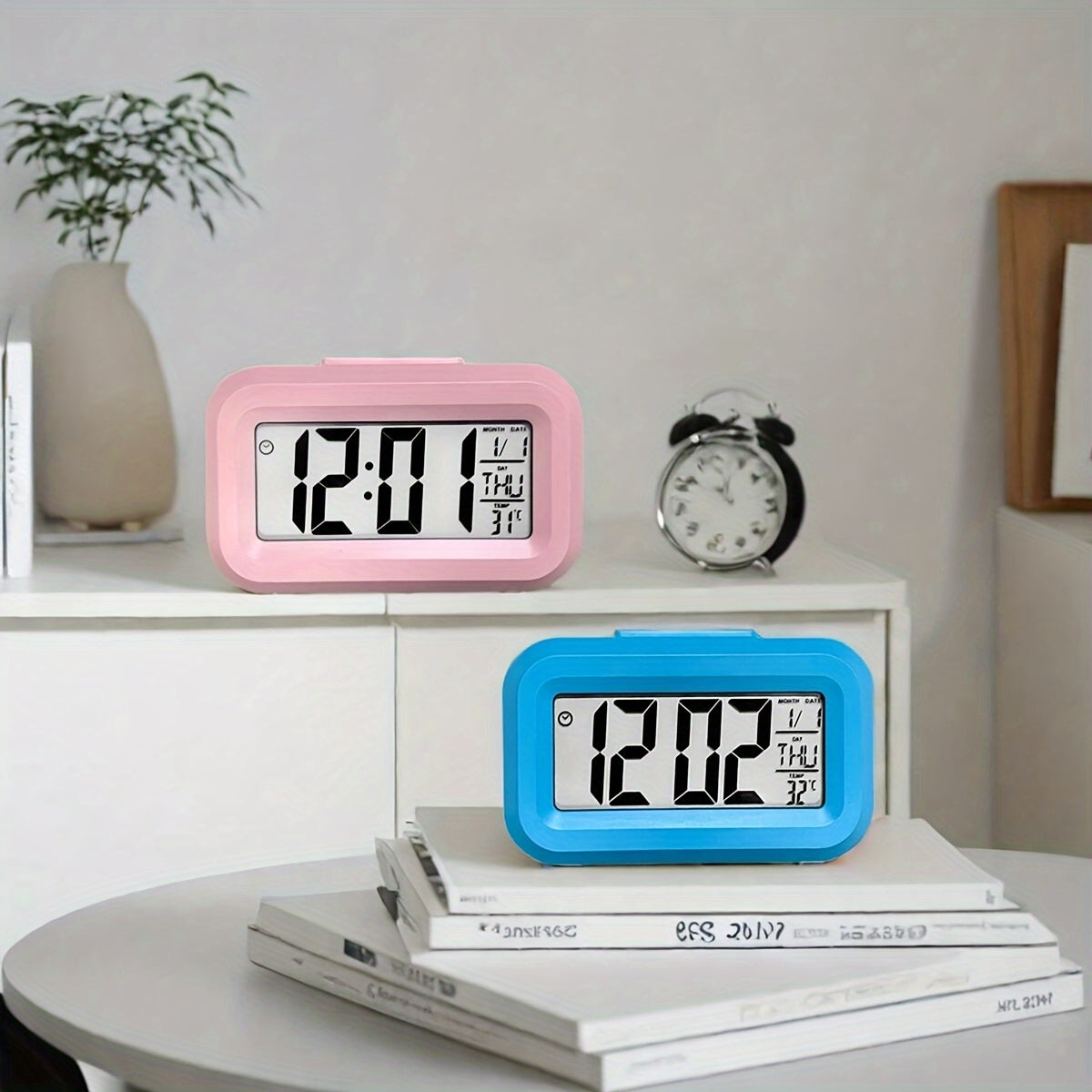 GlowClock - Réveil numérique élégant avec éclairage