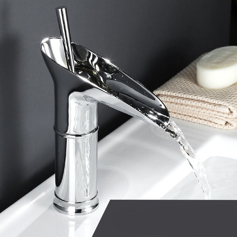 Antique Floroux waterfall faucet | Bathroom faucet | Solid brass | Modern and classic | Sink mixer