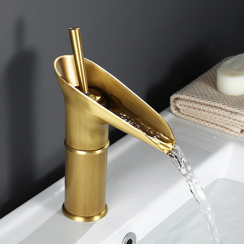 Antique Floroux waterfall faucet | Bathroom faucet | Solid brass | Modern and classic | Sink mixer