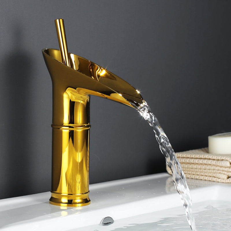 Antique Floroux waterfall faucet | Bathroom faucet | Solid brass | Modern and classic | Sink mixer
