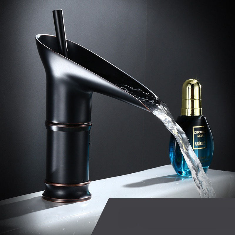 Antique Floroux waterfall faucet | Bathroom faucet | Solid brass | Modern and classic | Sink mixer