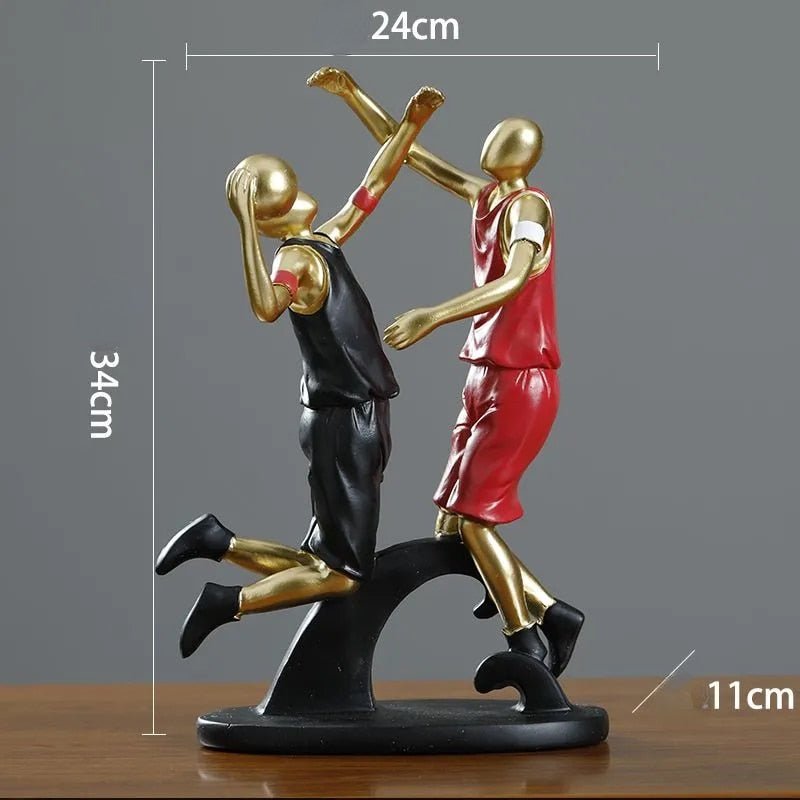 Ornements de décoration intérieure de joueur de basketball