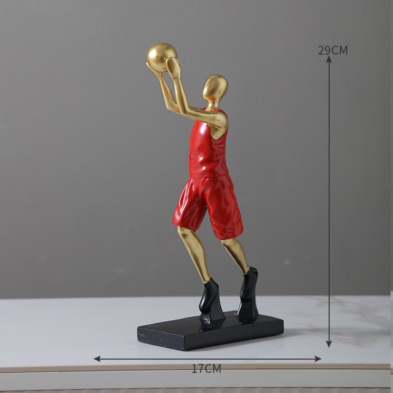 Ornements de décoration intérieure de joueur de basketball