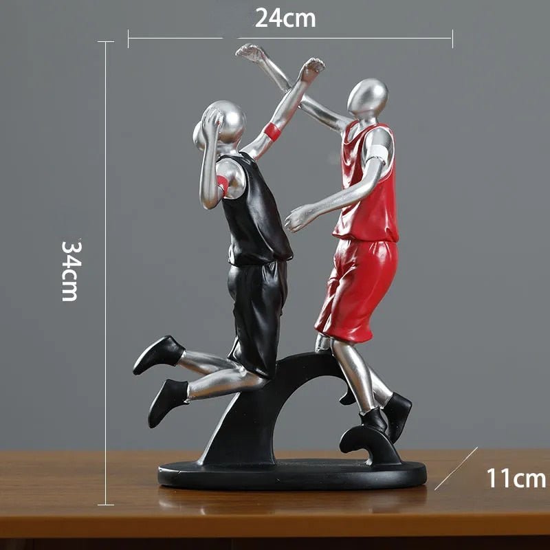 Ornements de décoration intérieure de joueur de basketball