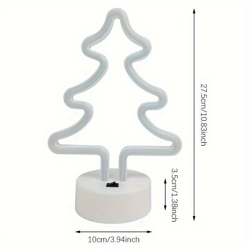 FestiveGlow - Éclairage de sapin de Noël LED néon