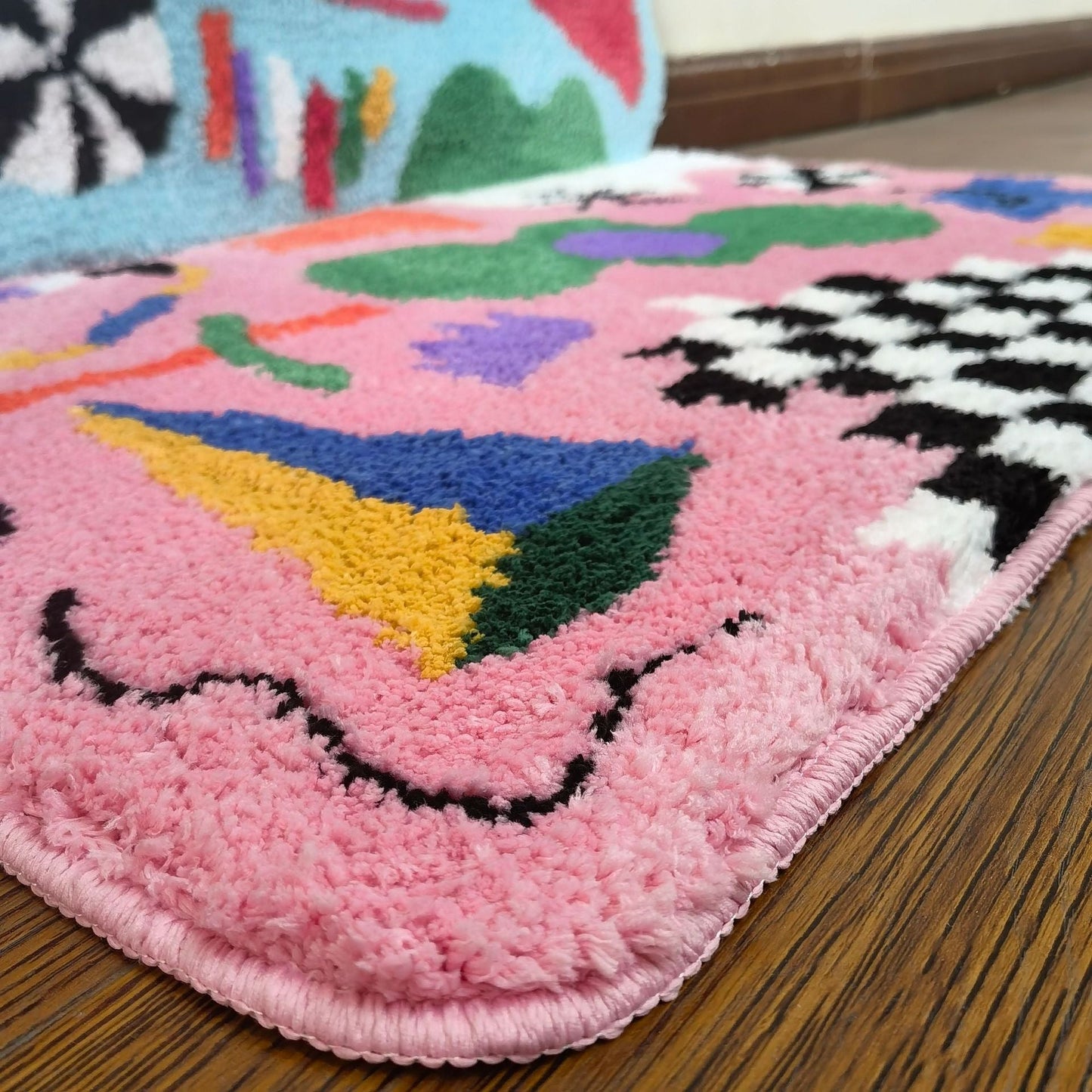 Tapis de porte lumineux et joyeux