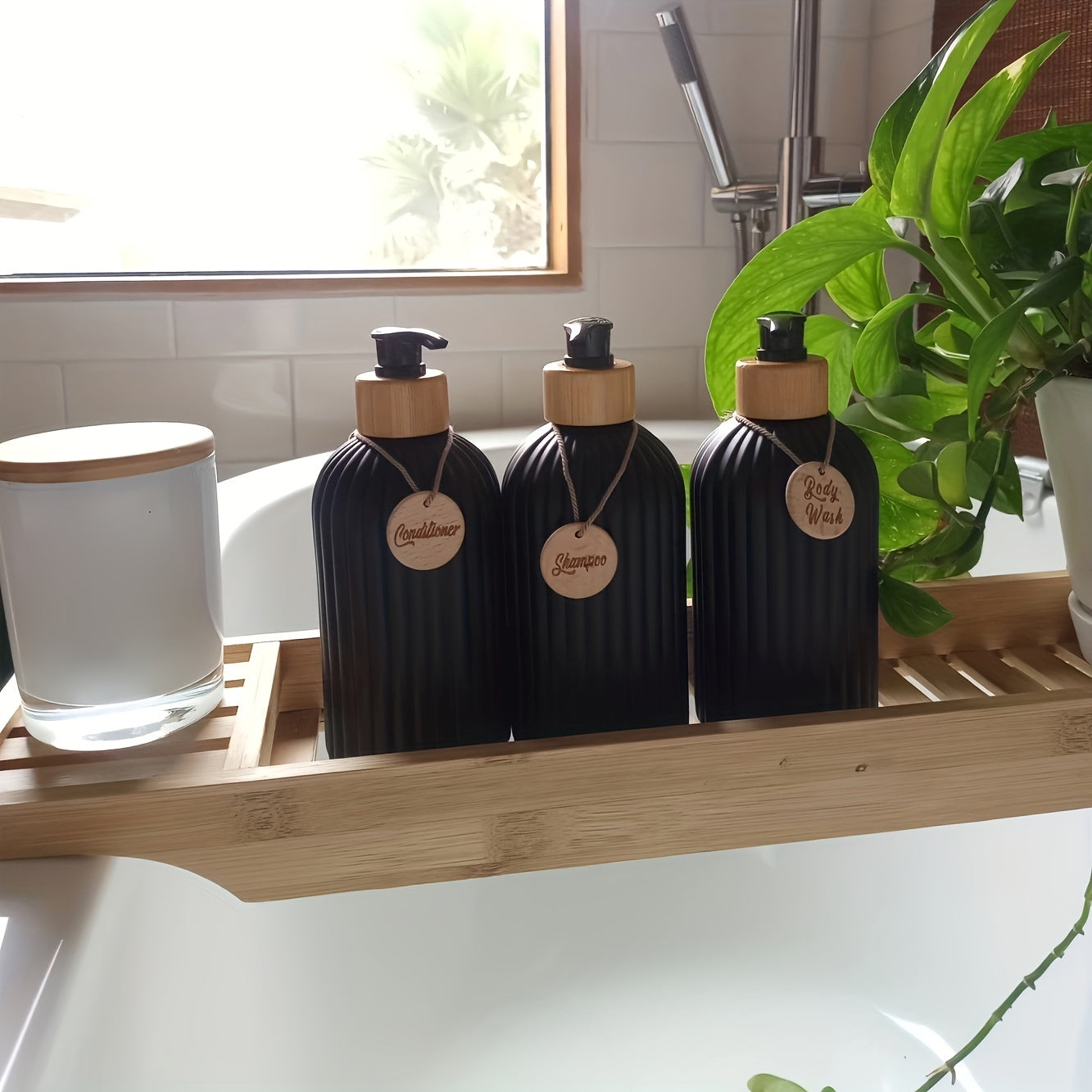 Ettlin | Bouteilles de shampooing de luxe rechargeables élégantes
