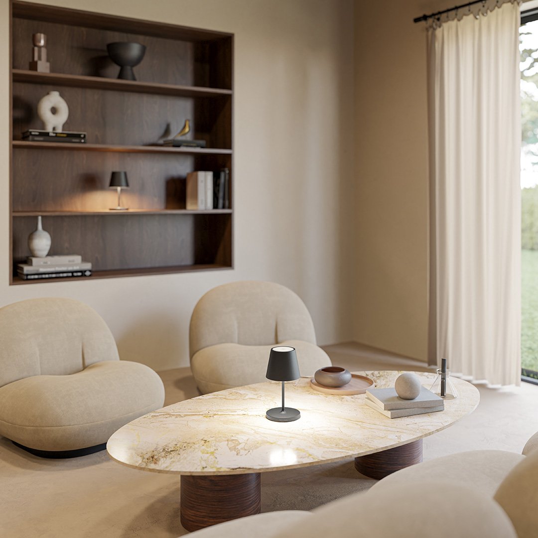 ÉclatLumineux - Lampe de Table LED Élégante avec Brillance Durable