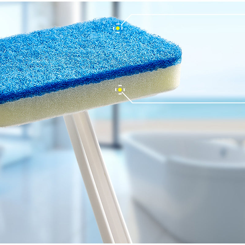 CleanEase Brosse – Nettoyage Efficace des Murs de Salle de Bain