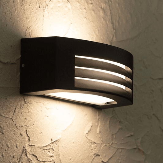 GardaOutdoor Light – Robuste Applique Murale Noire IP54
