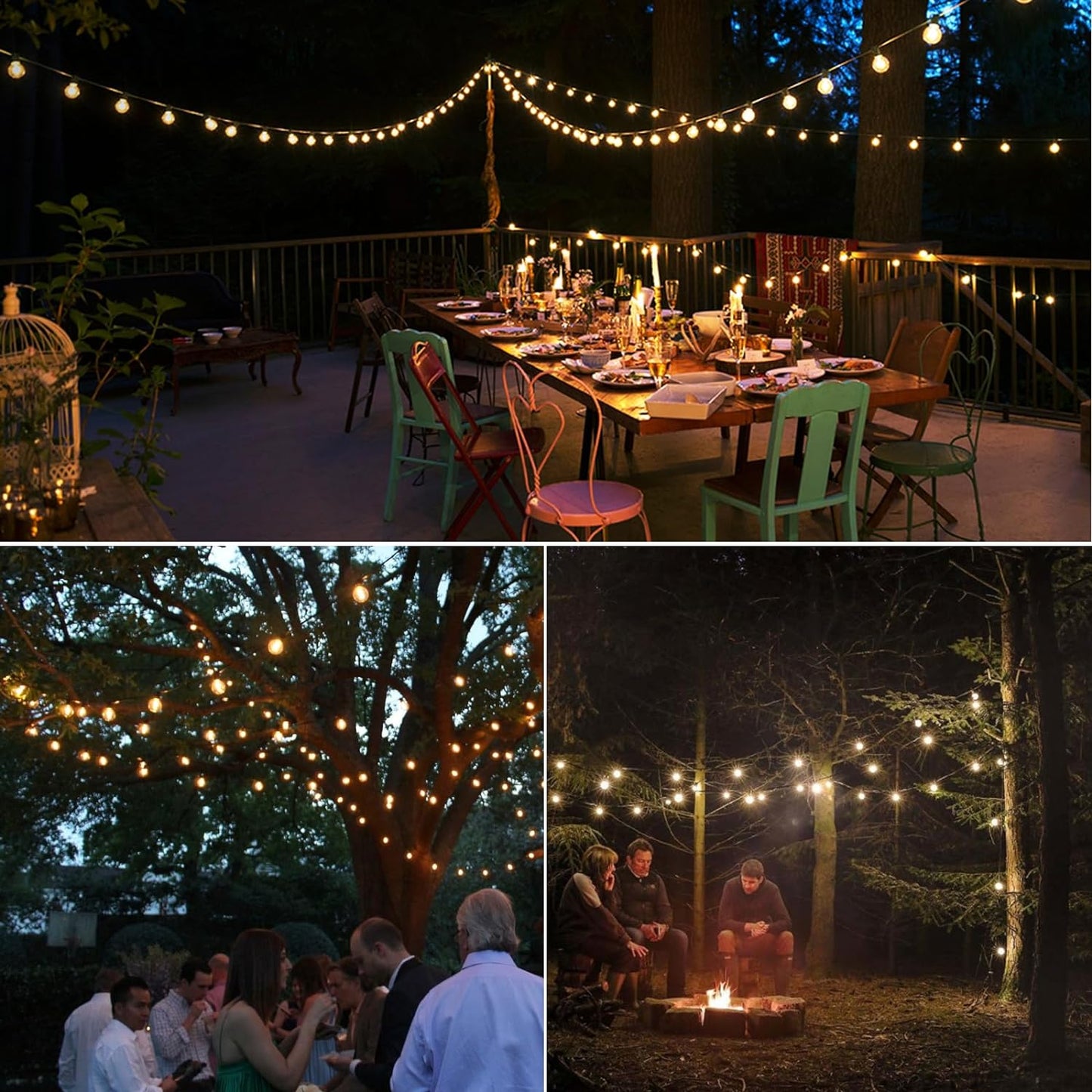 Floroux | Guirlande lumineuse LED étanche en plastique incassable pour intérieur et extérieur