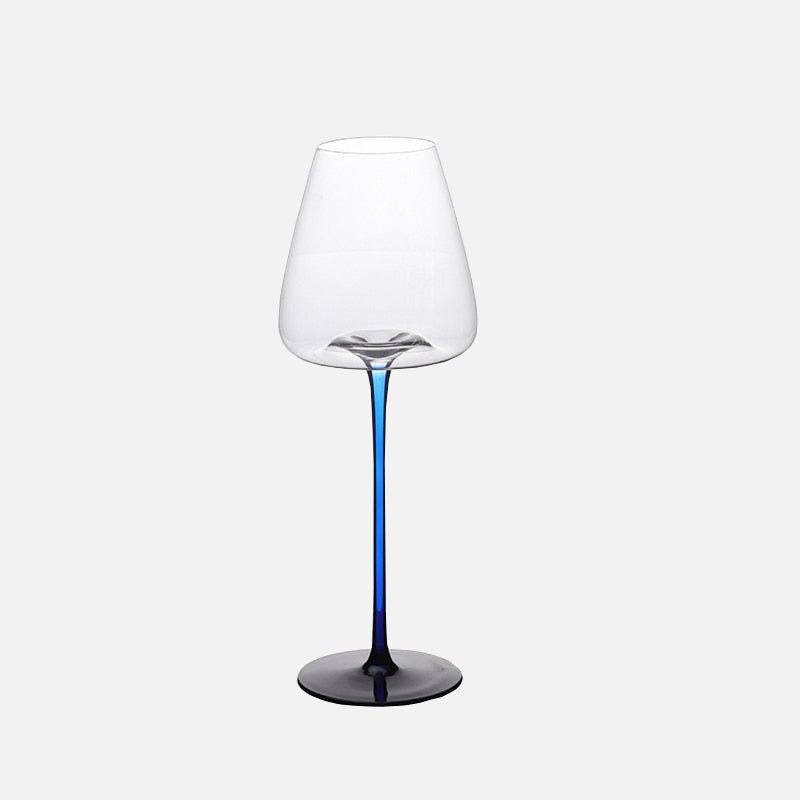 Coupes en verre contrastant laqué piano