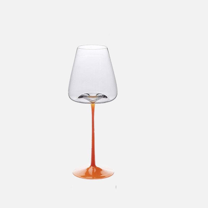 Coupes en verre contrastant laqué piano