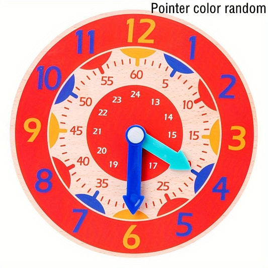 Floroux pour enfants - horloge d'apprentissage pour apprendre l'heure, parfaite en tant que cadeau de Noël et d'Halloween