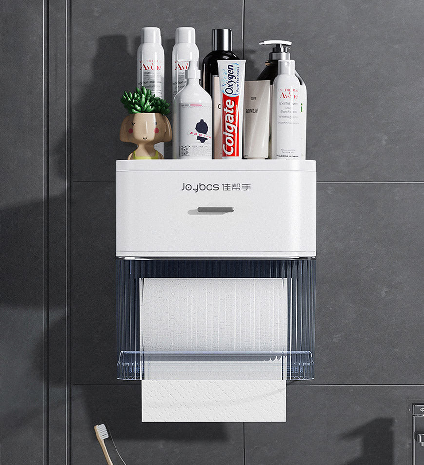 SmartStore - Luxe Porte-papier toilette avec espace de rangement