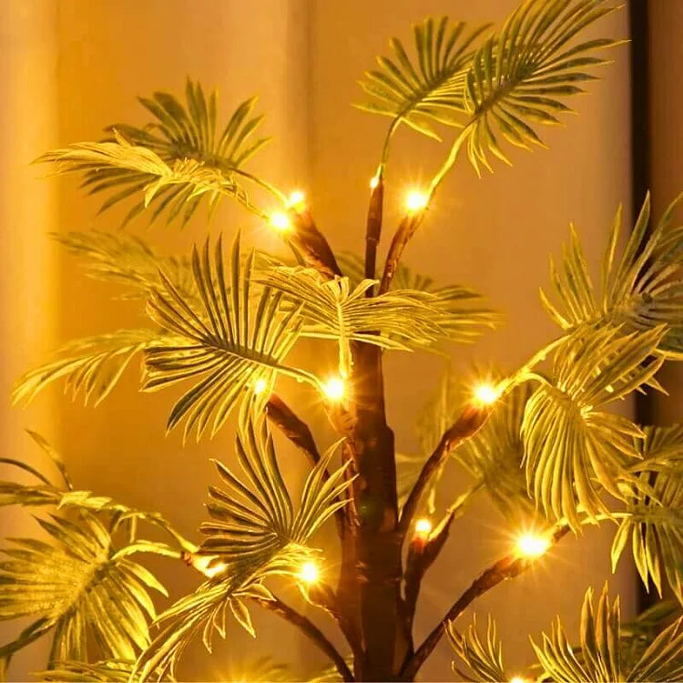 Floroux Lampes LED en forme de feuille de palmier