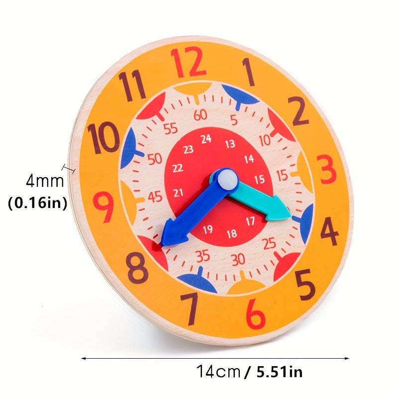 Floroux pour enfants - horloge d'apprentissage pour apprendre l'heure, parfaite en tant que cadeau de Noël et d'Halloween