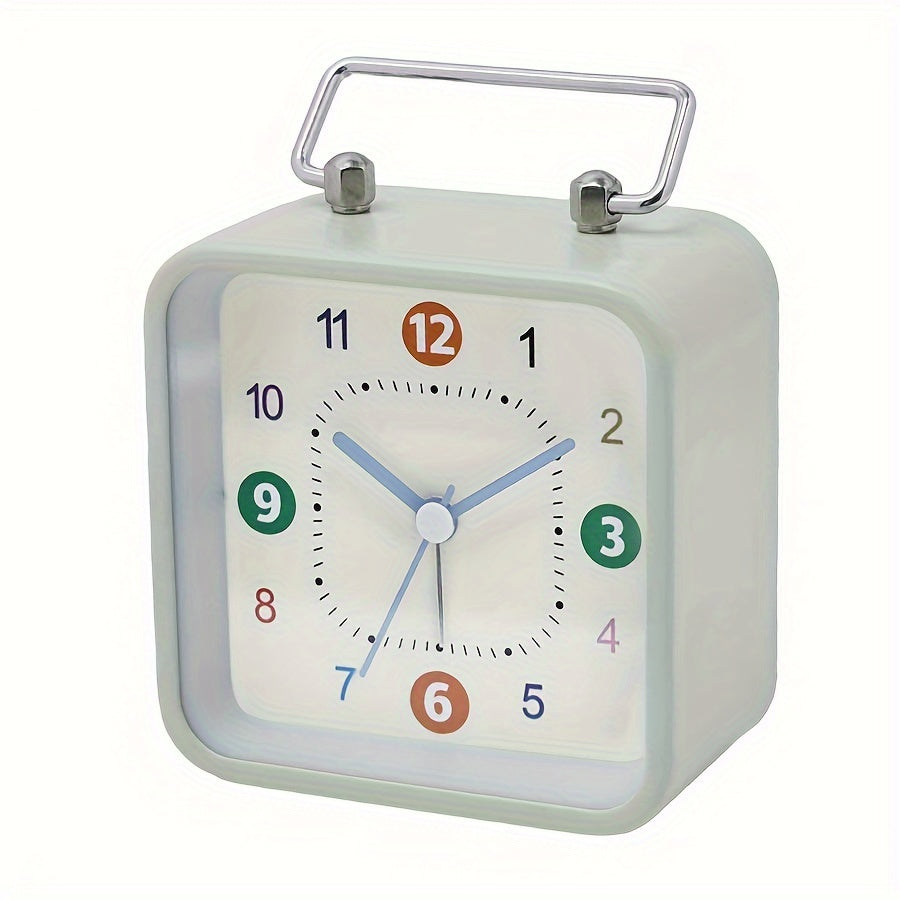 TimeCube Horloge - Horloge Carré Élégant avec Lumière de Nuit