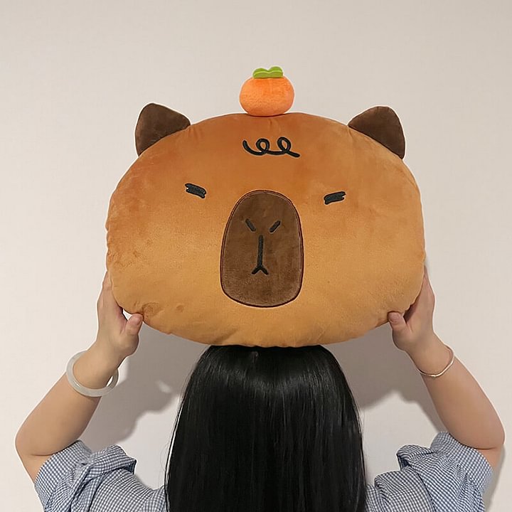 Cuteee Family Capybara Poches chauffantes à la main Coussin Jouets en peluche Jouet à presser