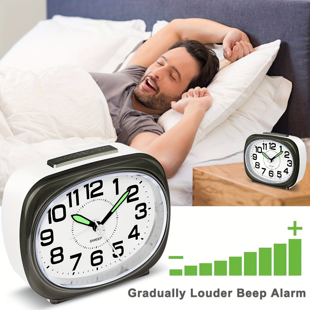TravelTime Horloge – Réveil Silencieux avec Veilleuse LED
