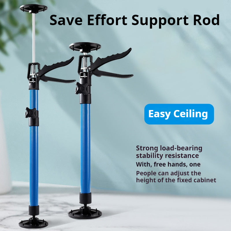 1/2pcs Support de Cabinet Pôle en Acier Télescopique Réglable Crics de Cabinet pour Installer des Cabinets Supporte Jusqu'à 30 Kg Par Tige