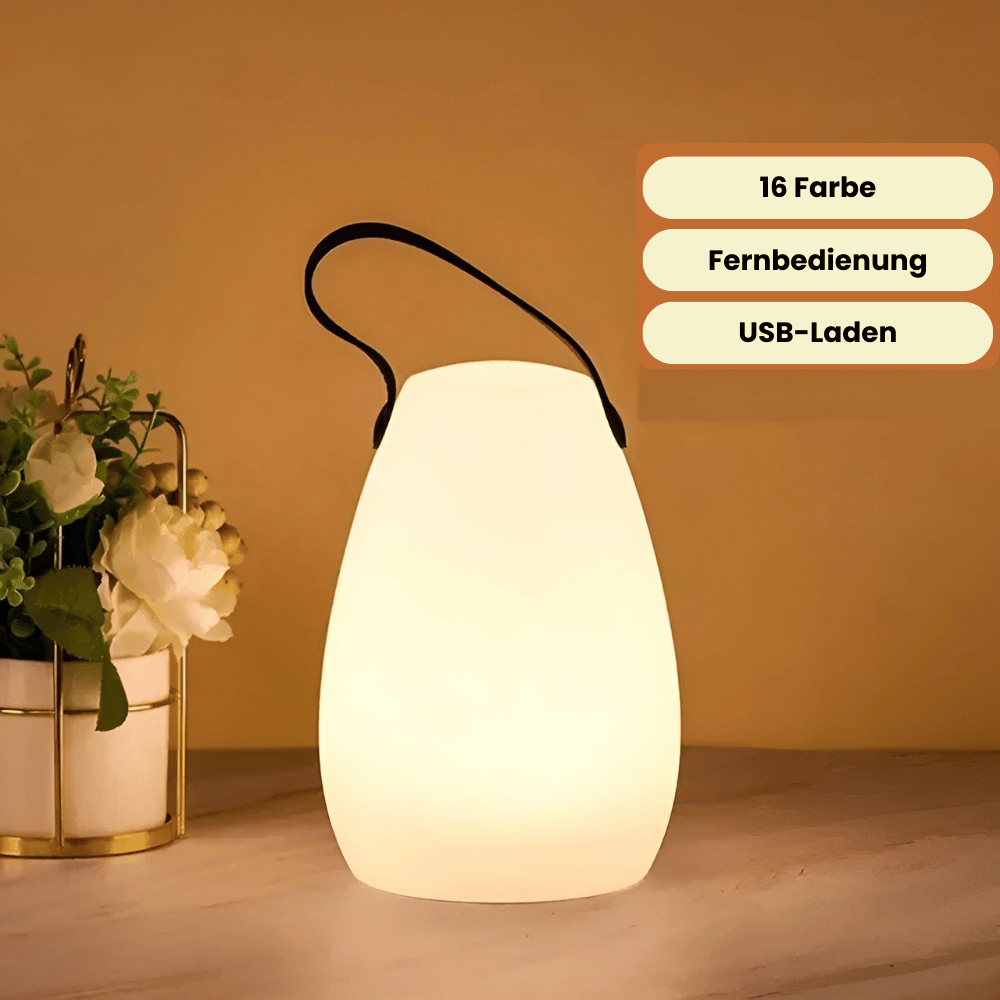 Floroux - Lampe de table sans fil étanche portable avec télécommande