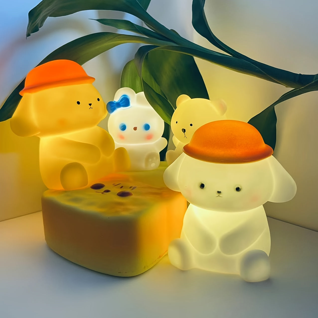 PuppyGlow Light - Petite lampe de nuit LED mignonne pour enfants