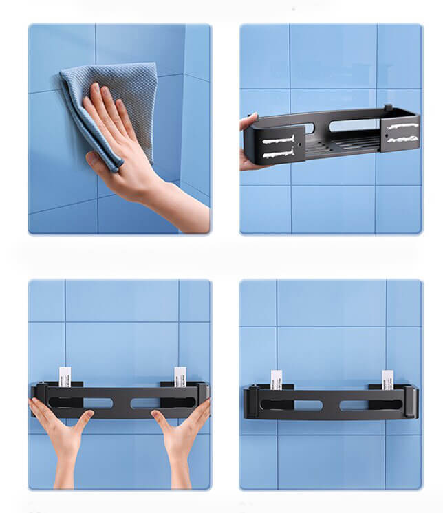 Stylish SilverCaddy - Organisateur de Salle de Bain Parfait pour Tous vos Besoins