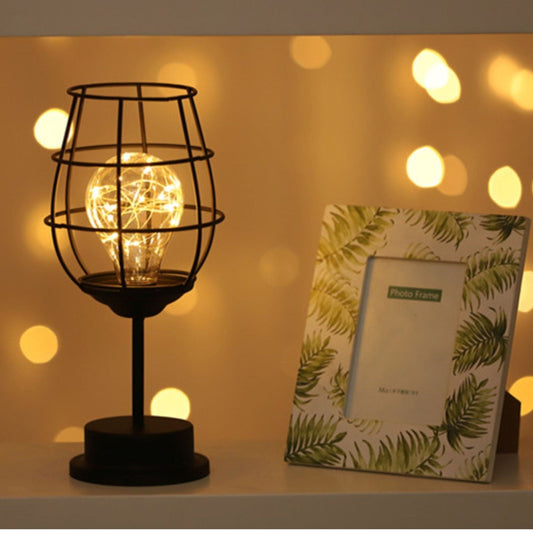 Antique Eva Luxe NoirLume Lampe de Table