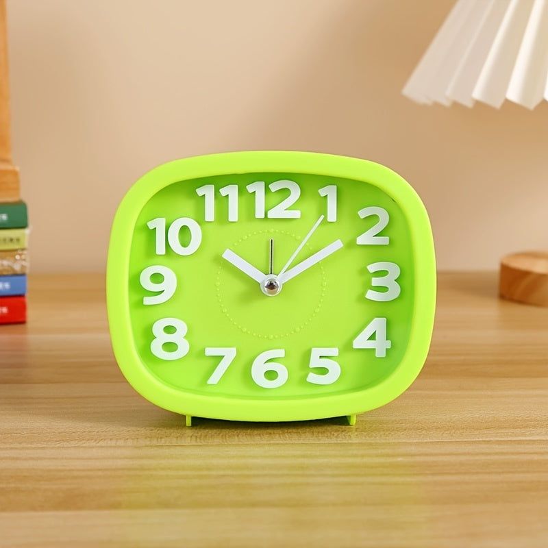 TimeSquare Horloge - Horloge de Réveil Carré 3D Élégant