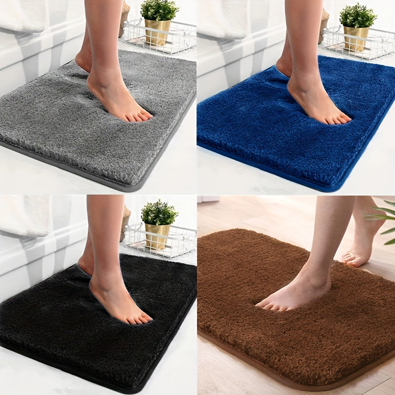 Floroux - Tapis de bain doux, épais et très absorbant