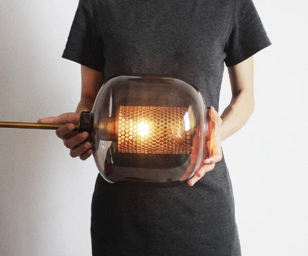 Floroux Lampe Suspendue en Verre | Design d'Éclairage Élégant | Dimmable | Pour Salons et Espaces de Vie