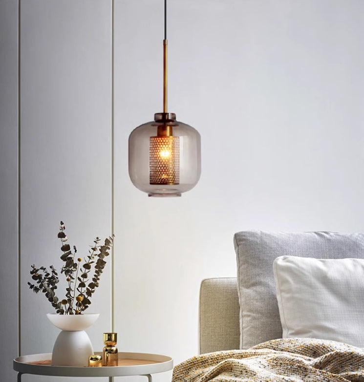 Floroux Lampe Suspendue en Verre | Design d'Éclairage Élégant | Dimmable | Pour Salons et Espaces de Vie
