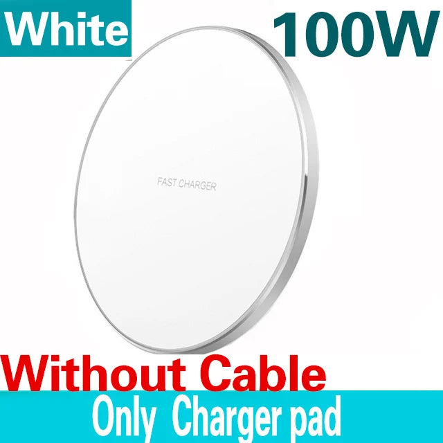 100W Pad de Chargement Magnétique Qi Sans Fil Rapide pour iPhone Samsung & Android