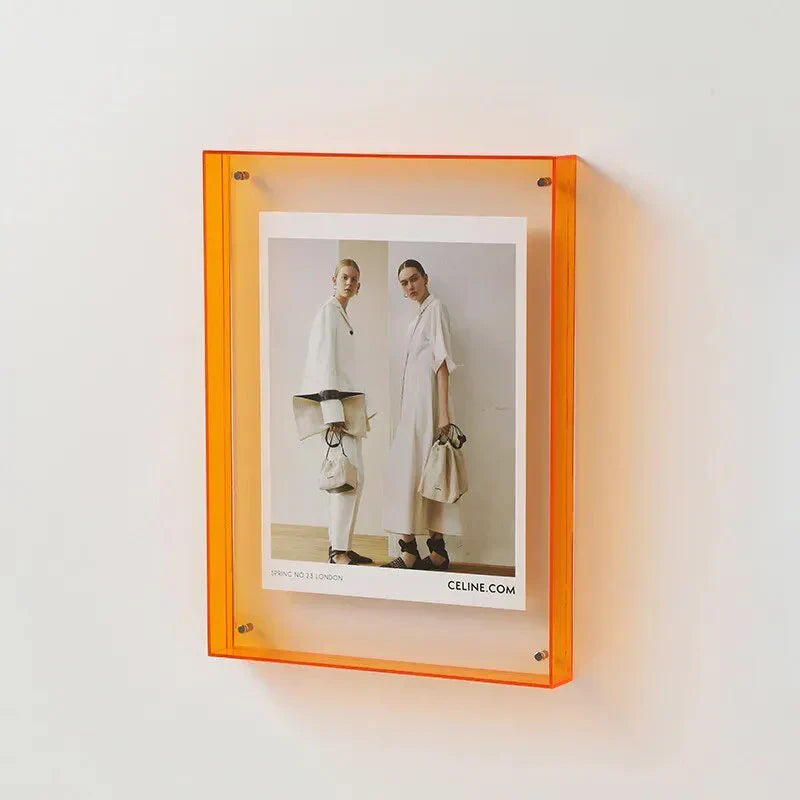 FRAME Cadre photo en acrylique coloré
