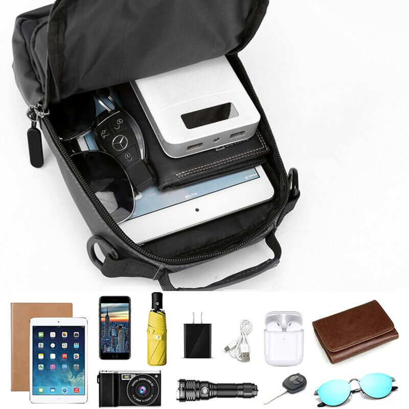 CityTrek Bag - Sac Bandoulière Oxford Étanche Élégant