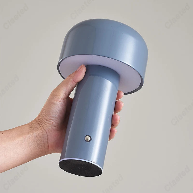 Lampe de table champignon designer italien - Lampe de nuit portable sans fil à toucher