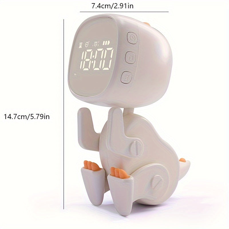 TimeDino - Réveil Cartoon Créatif avec USB