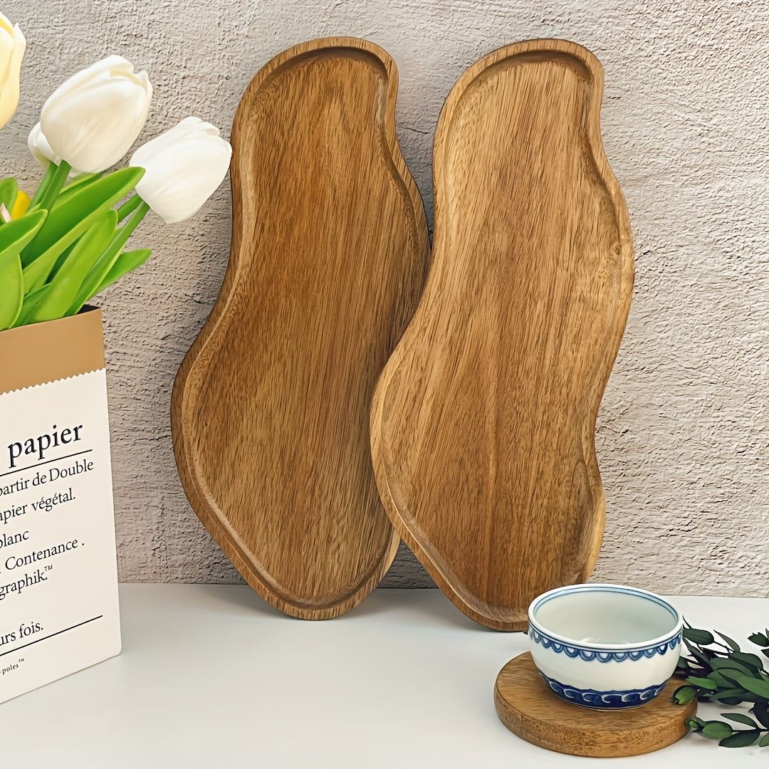 AcaciaTray - Haut Plateau d'Organisation en Bois de Luxe pour Divers Accessoires