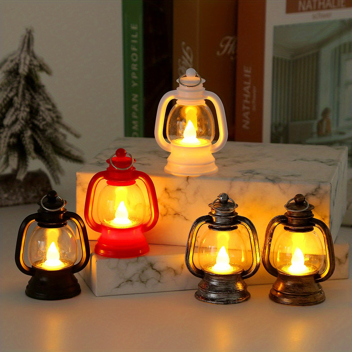 Mini lanternes LED rétro – Éclairage d'ambiance pour les fêtes