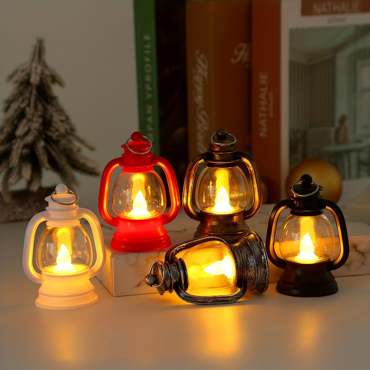 Mini lanternes LED rétro – Éclairage d'ambiance pour les fêtes