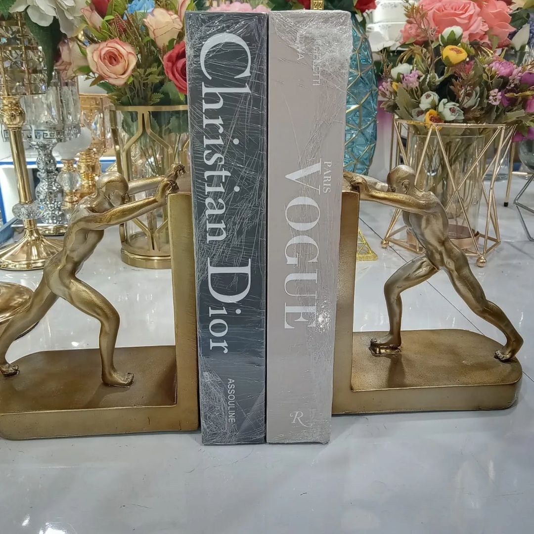 2Pcs Supports de Livres Créatifs Décor