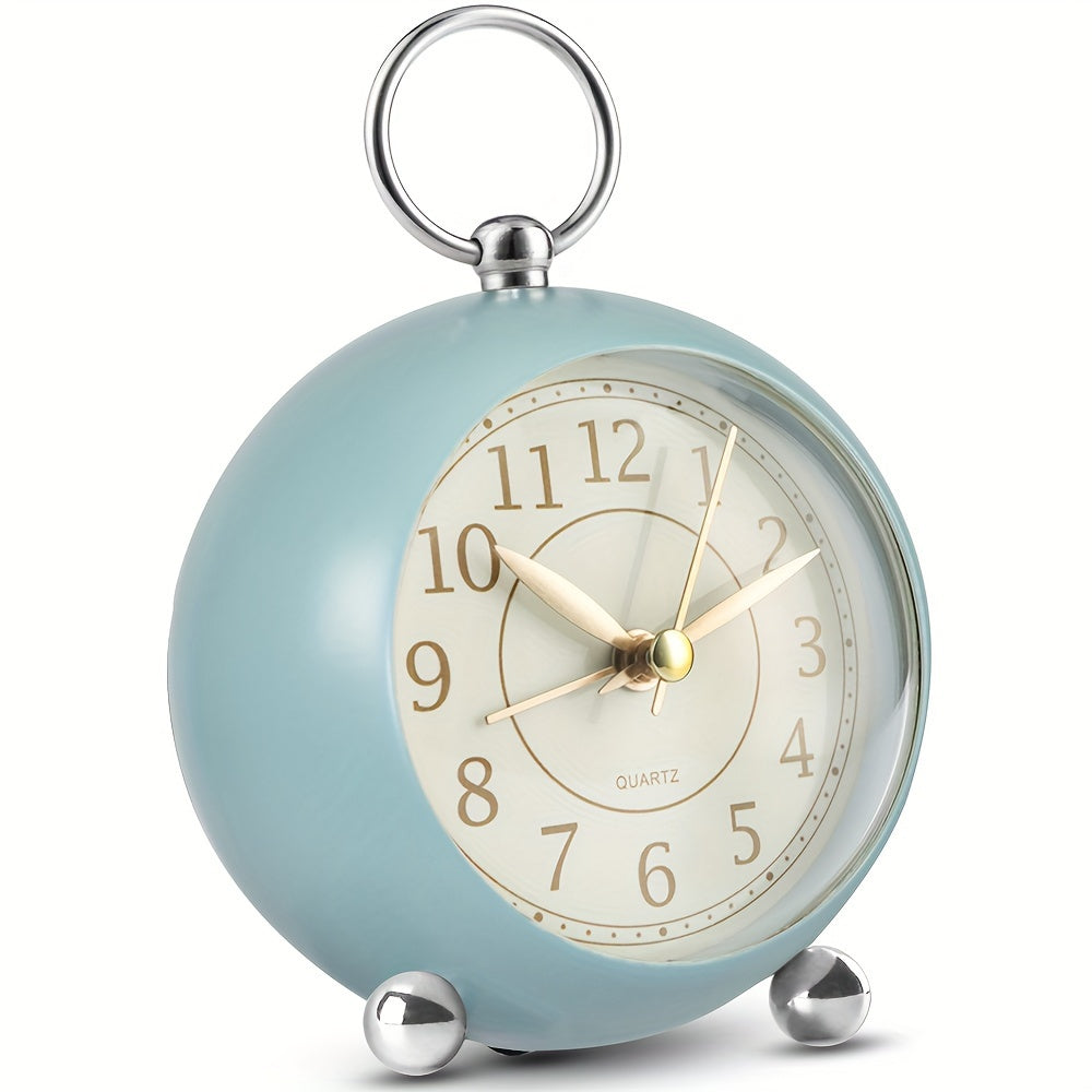 RetroTime Horloge - Réveil silencieux élégant avec éclairage nocturne
