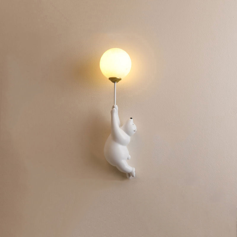 Floroux – Applique LED en résine et acrylique pour chambre d'enfants